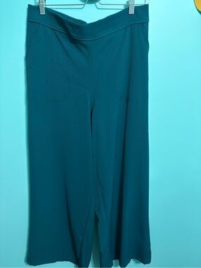 Max Studio Teal Wide-Leg Pull-On Pants XL